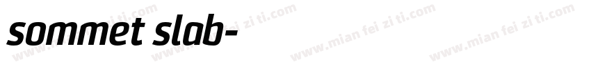 sommet slab字体转换